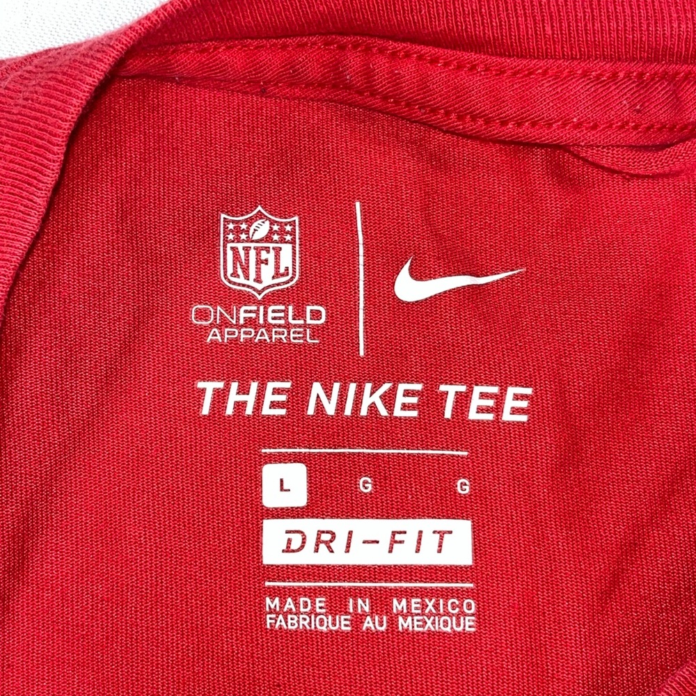 Nike Kansas City Chiefs Football On The Field Apparel Dri-Fit Men’s Shirt Large - Picture 7 of 8